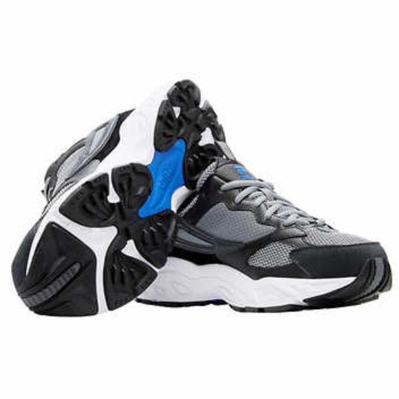 FILA Men's Envizion Shoes - Grey/Black/Blue - Picture 4 of 5